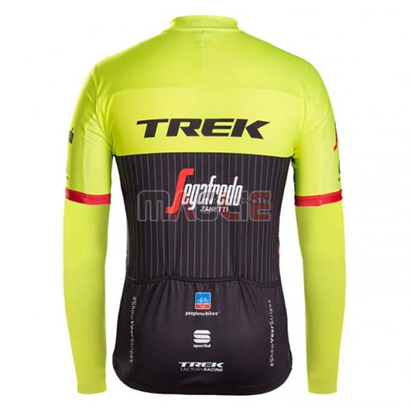 Maglia Trek Segafredo Manica Lunga 2017 Nero e Giallo - Clicca l'immagine per chiudere